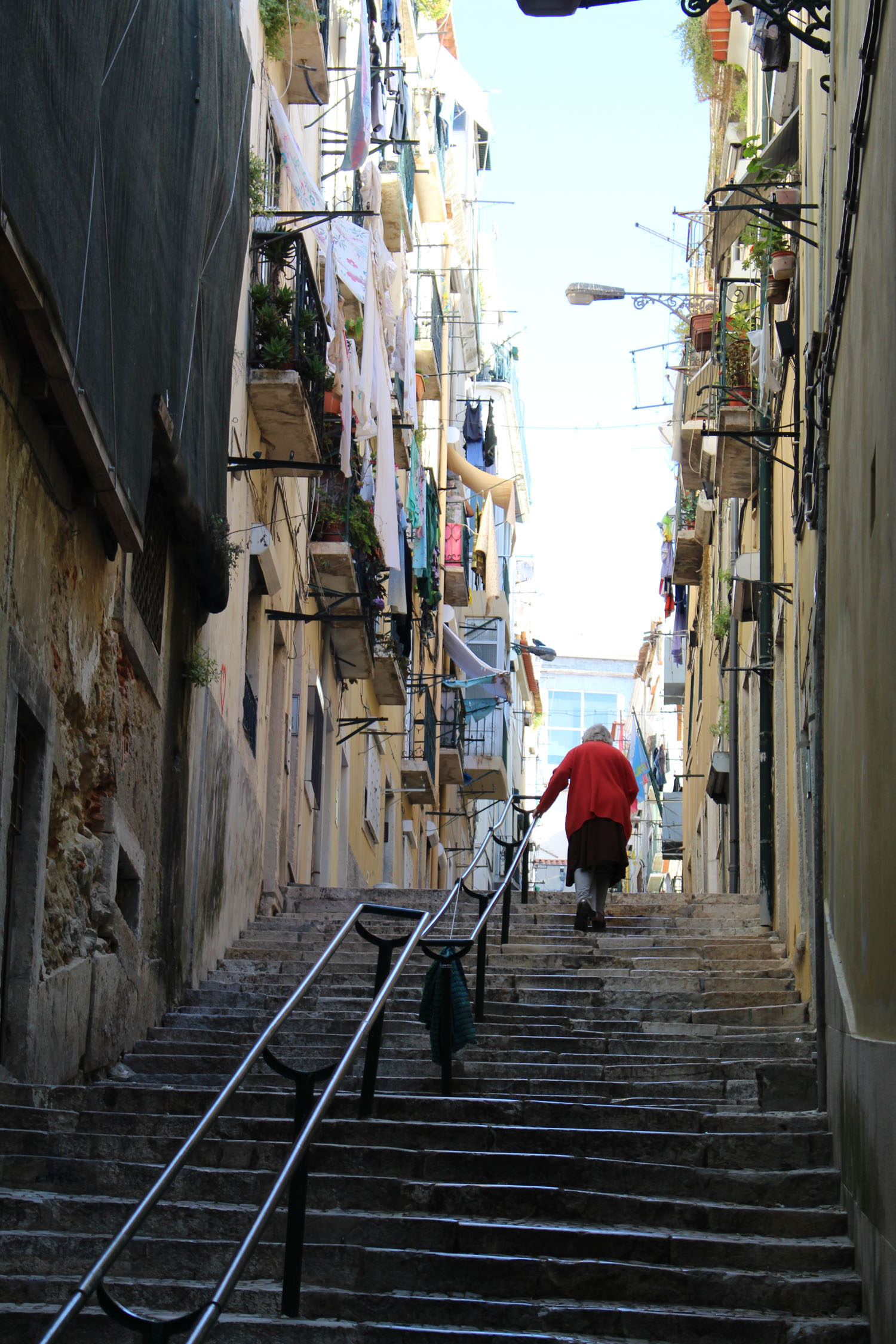 Lisbonne, rua de Martim Vaz, escalier