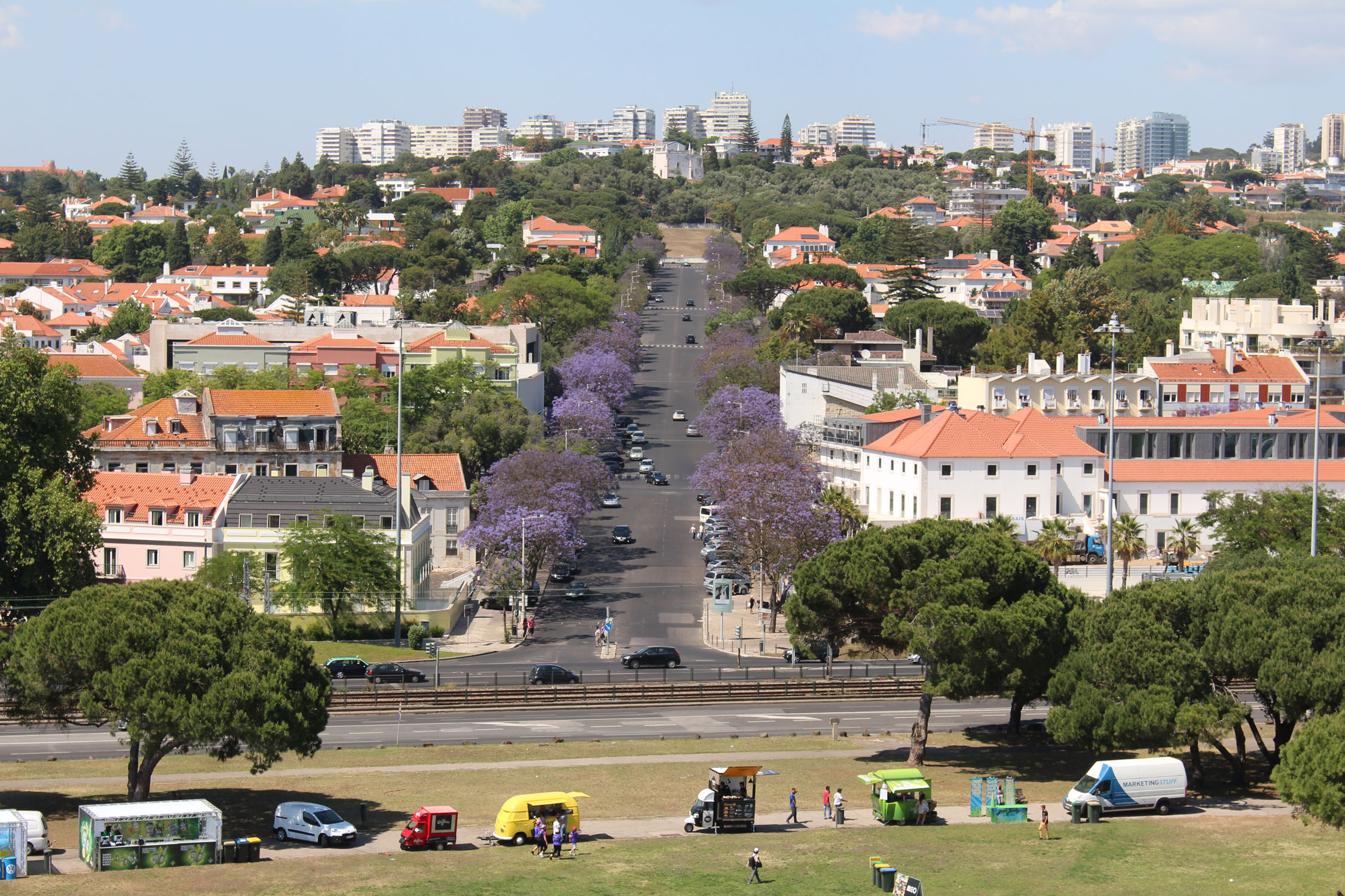 Lisbonne, Bélem, jacaranda