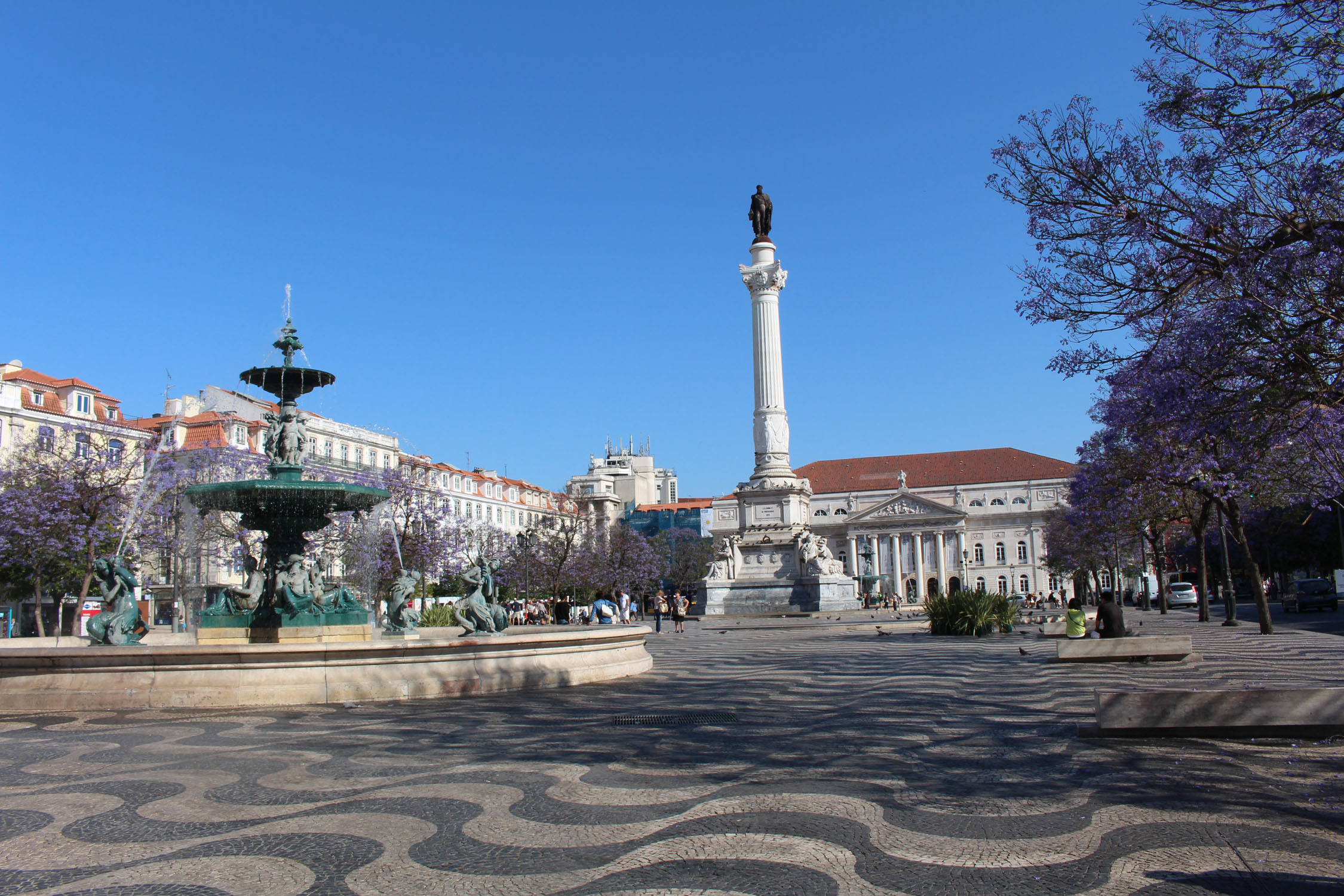 Lisbonne, place de Rossio
