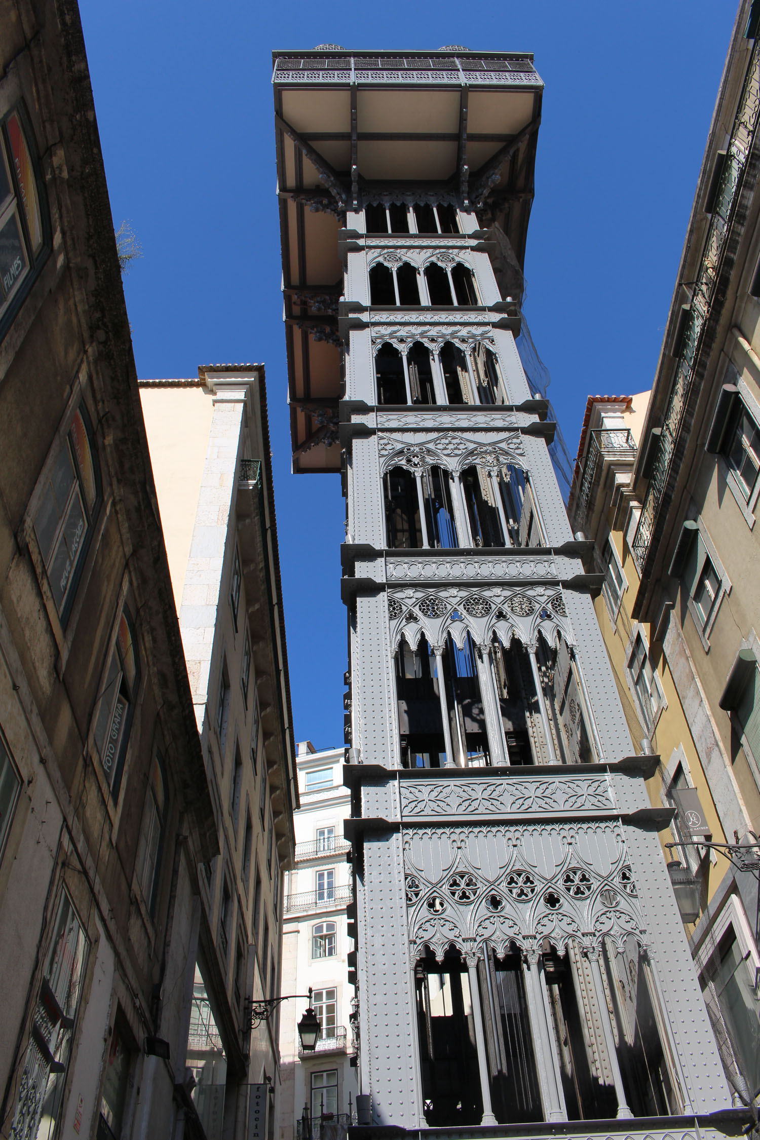 Lisbonne, elevador de Santa Justa