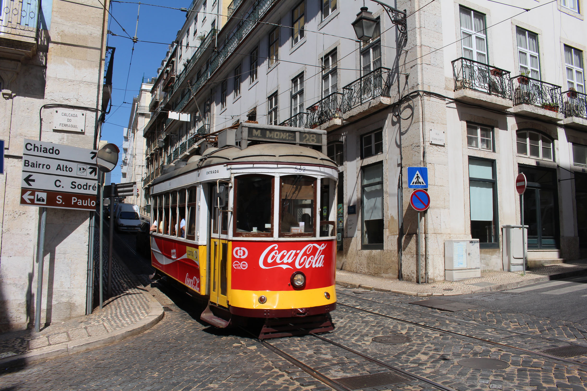 Lisbonne, tramway, Chiado