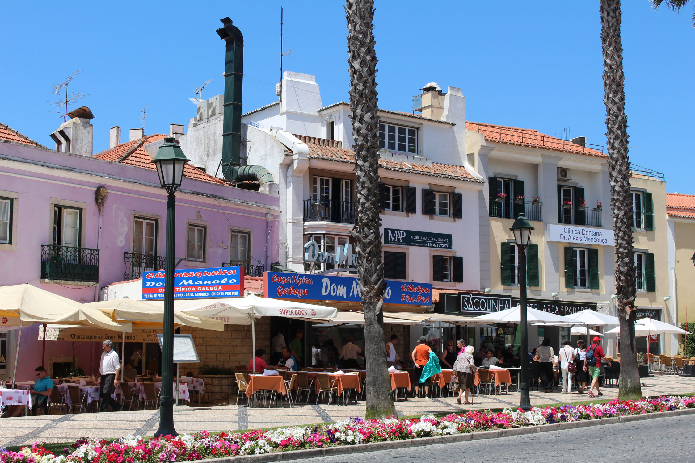 Cascais, rue, restaurant