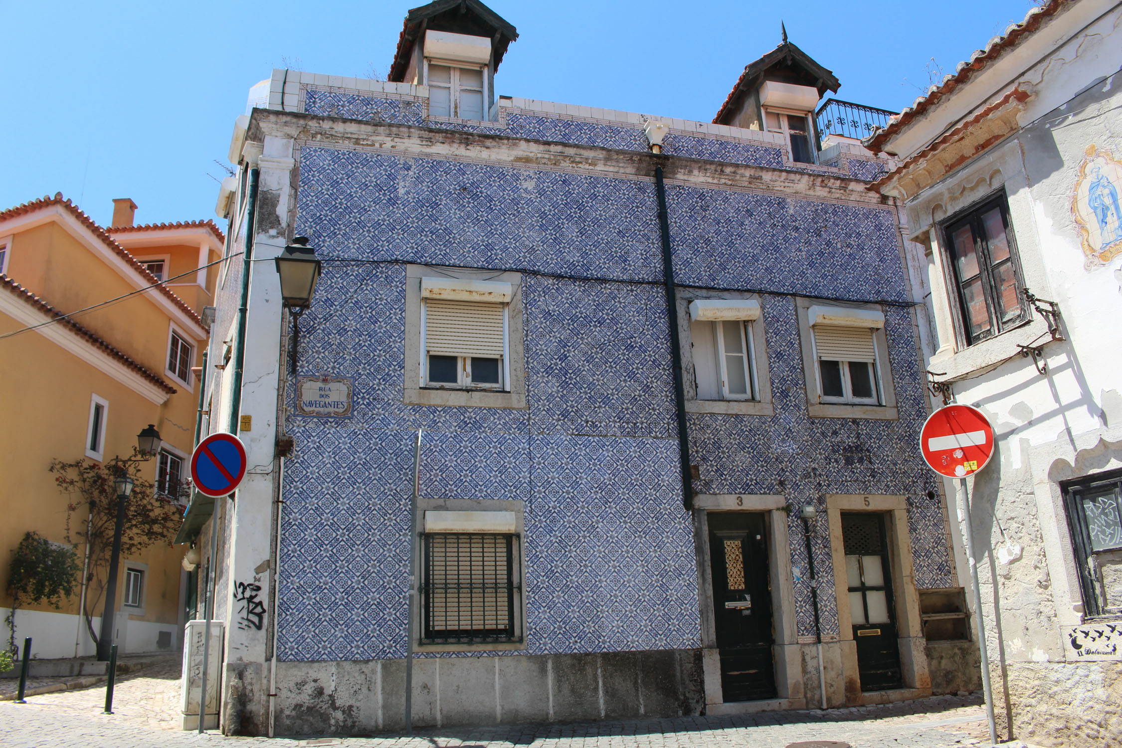 Cascais, maison bleue