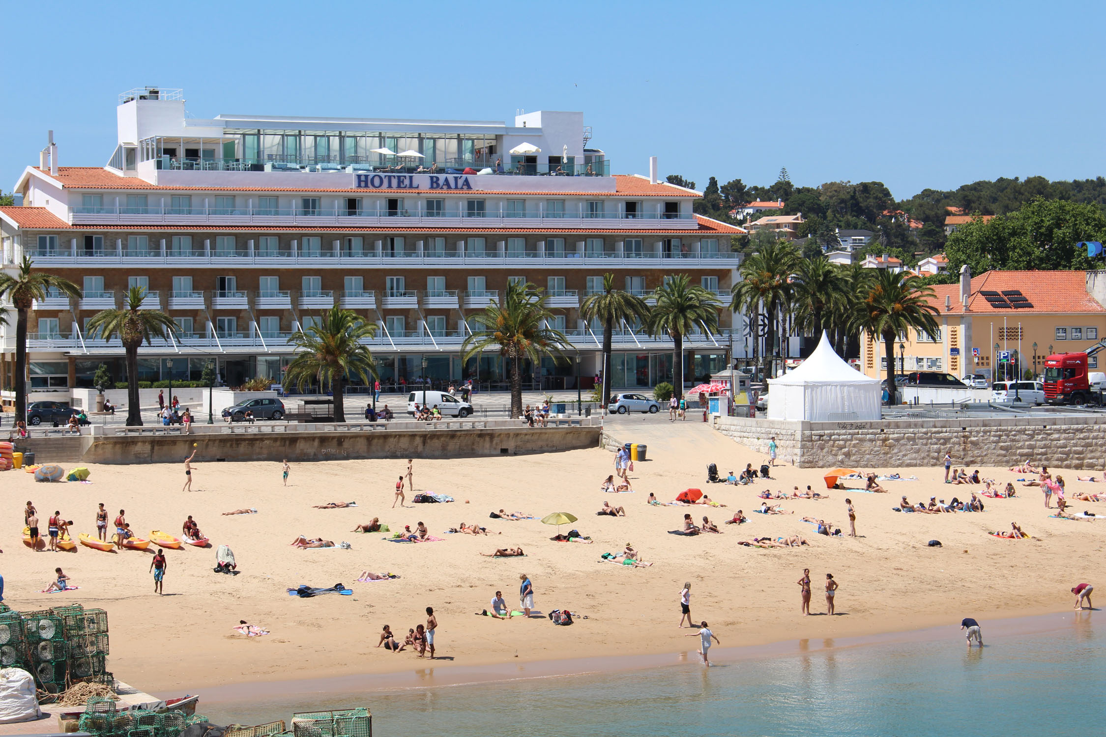 Cascais, praia da Ribeira