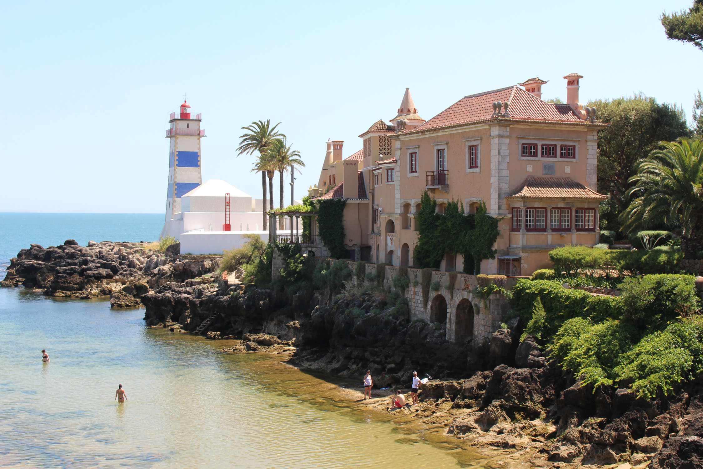 Cascais, phare, casa Santa Marta