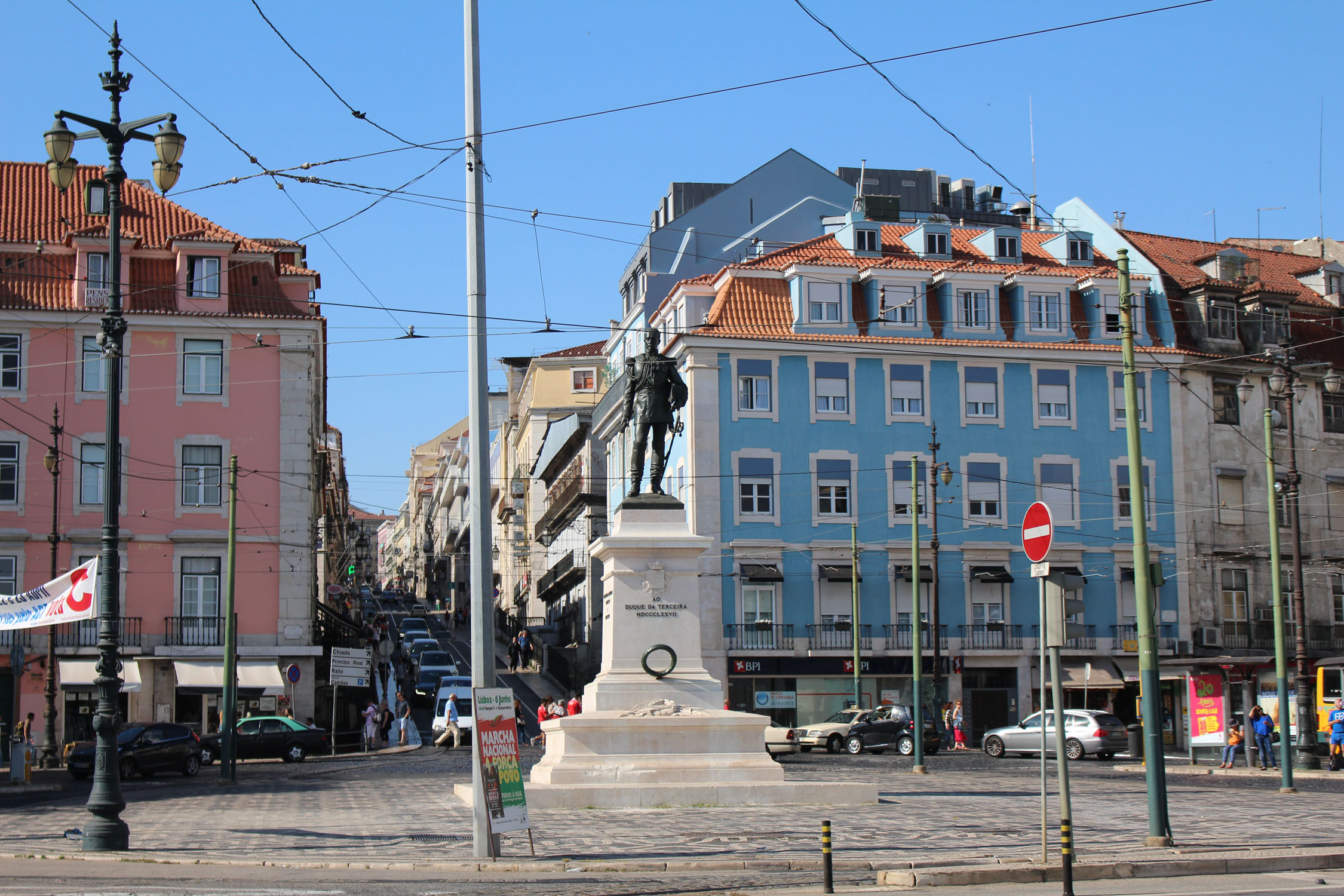 Lisbonne, place Duque de Terceira