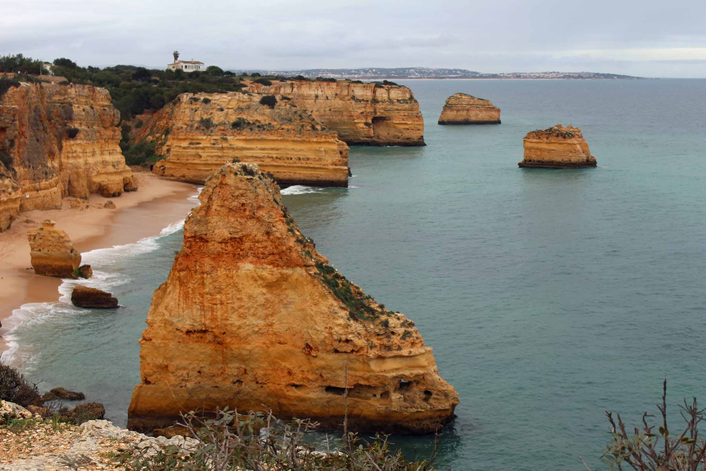 Benagil, falaise de Marinha