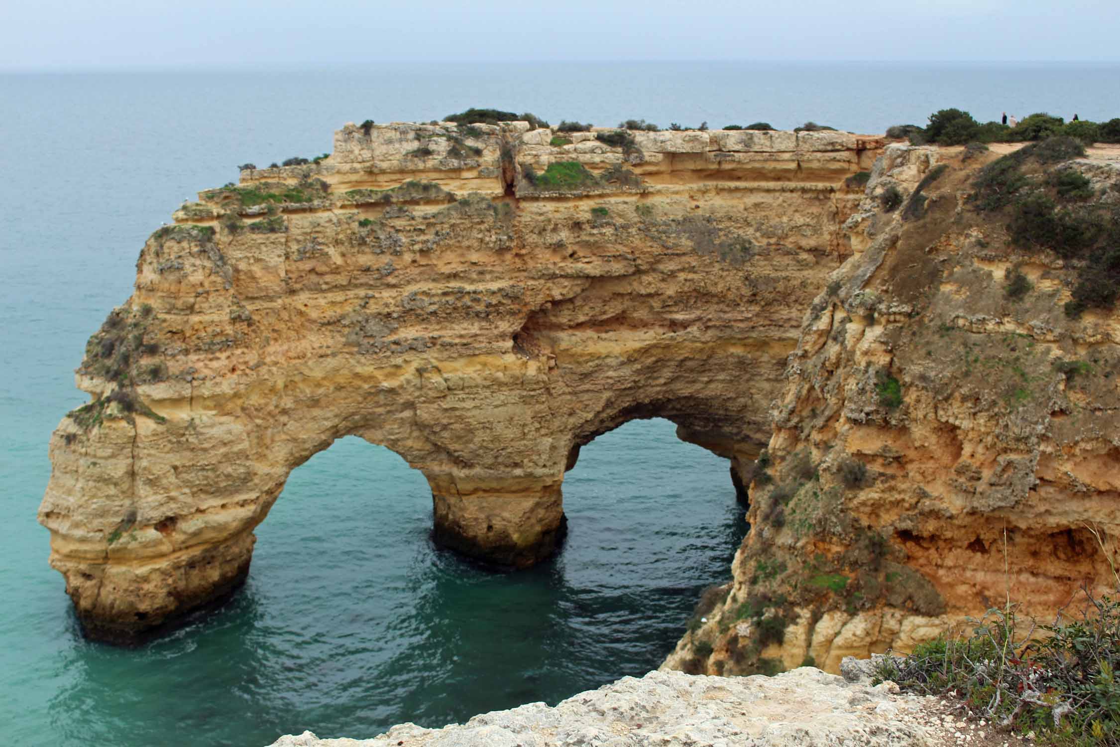 Benagil, double arche de Marinha