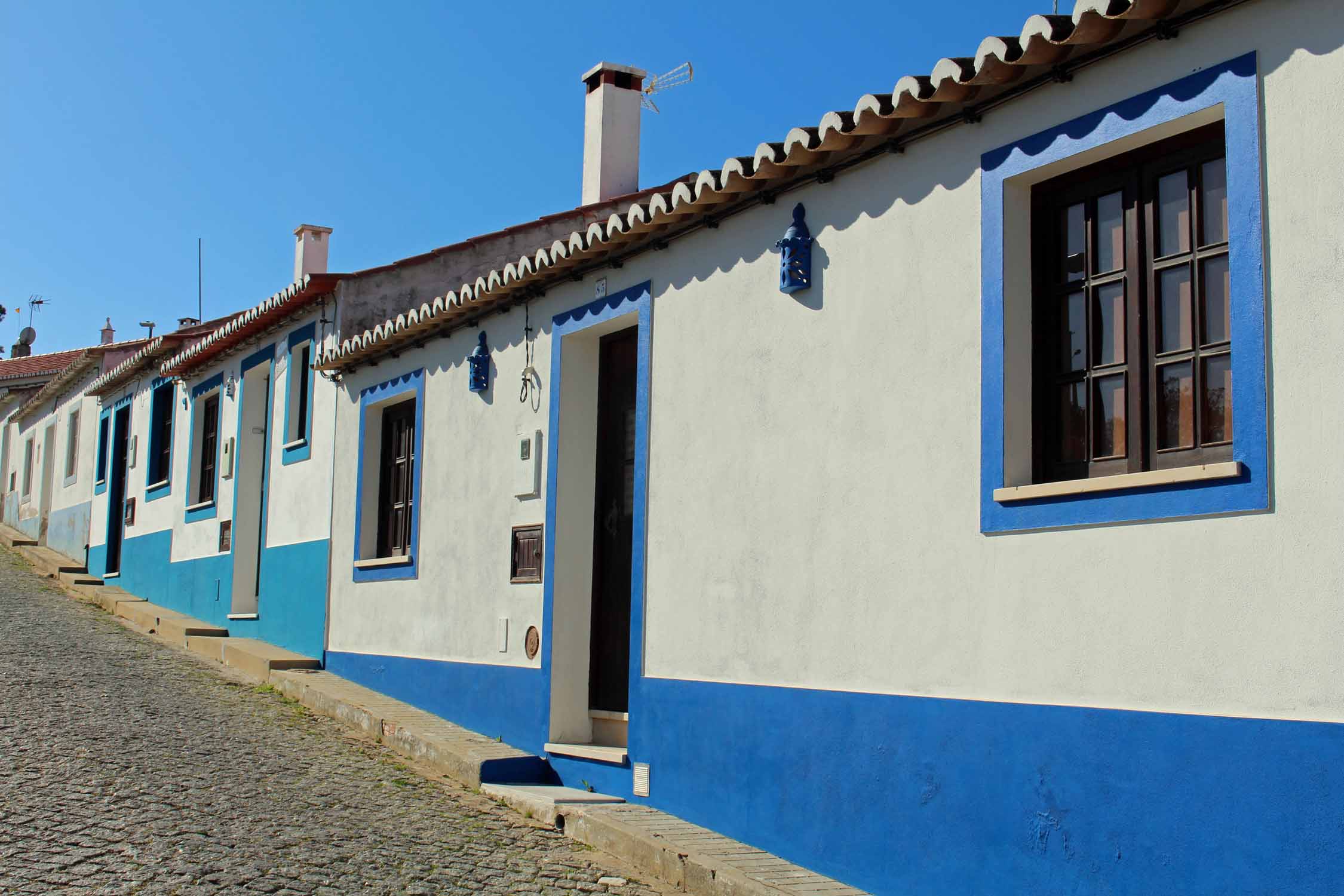 Odeceixe, maisons bleues