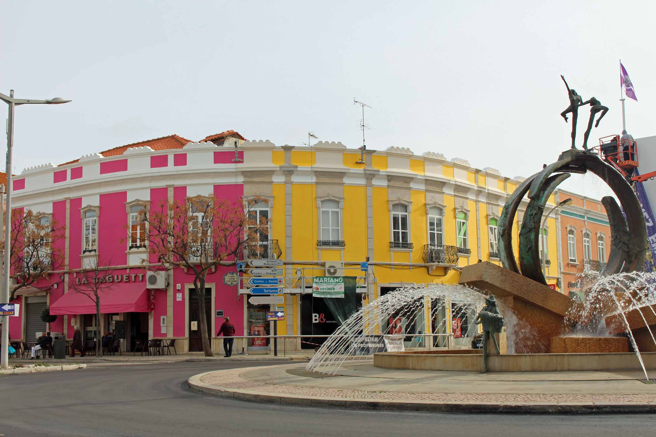 Loulé, façades colorées