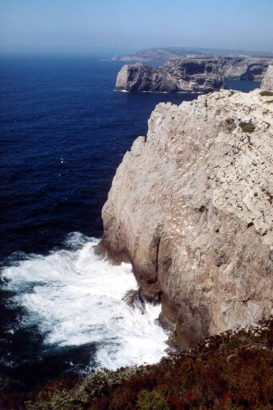 São Vicente, Algarve, falaises