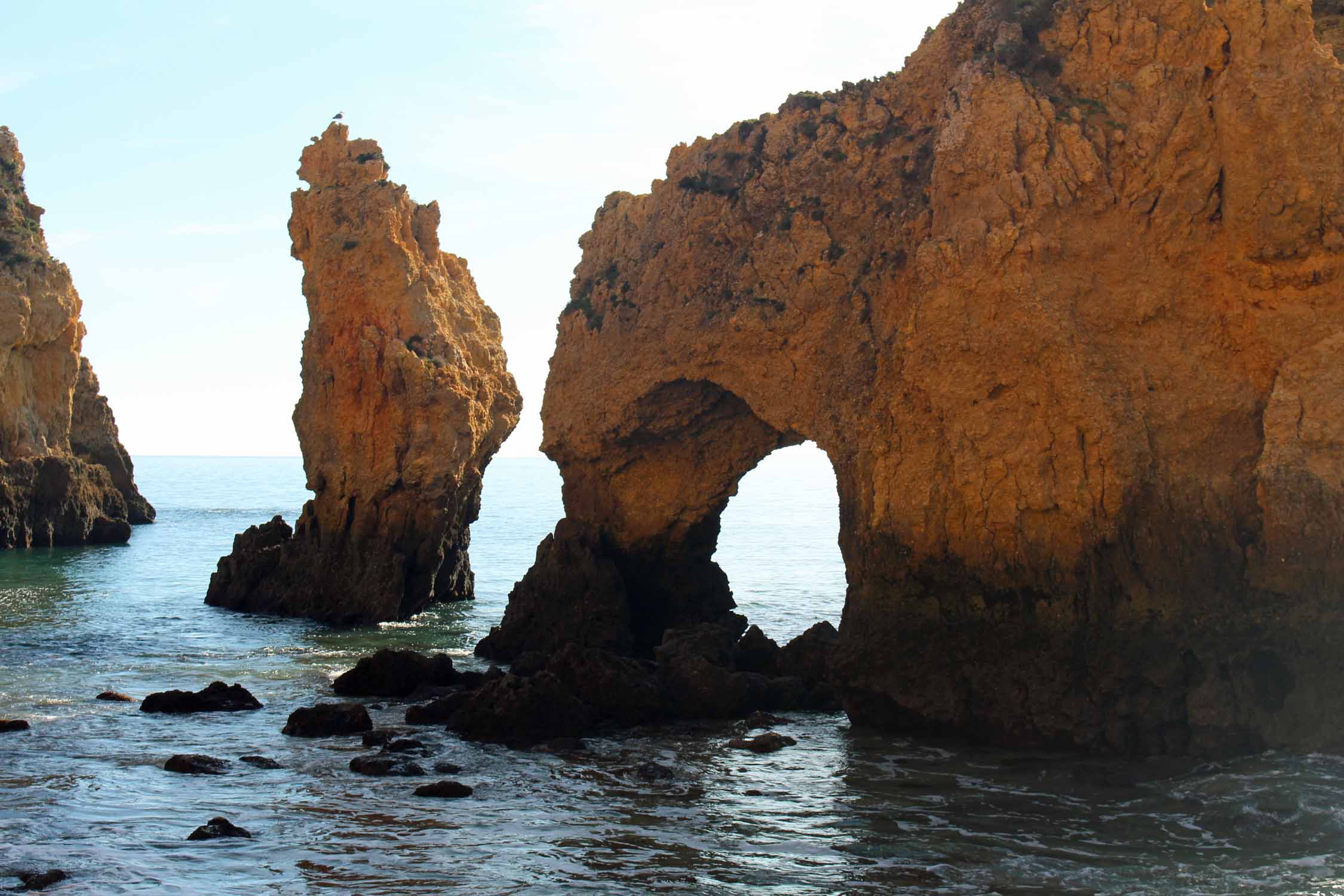 Ponta da Piedade, rochers