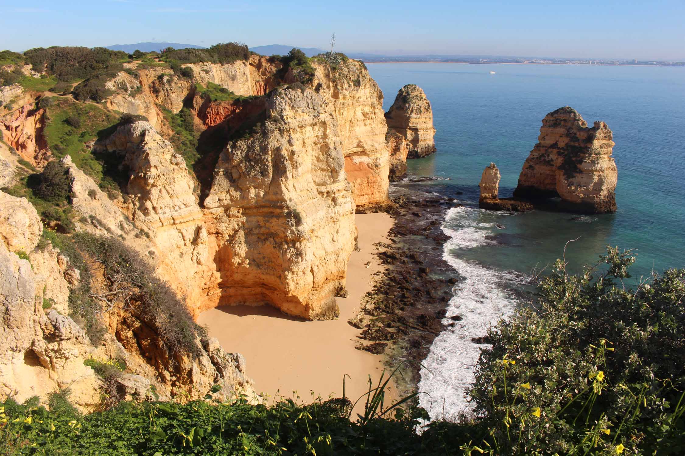 Ponta da Piedade, falaises, rochers