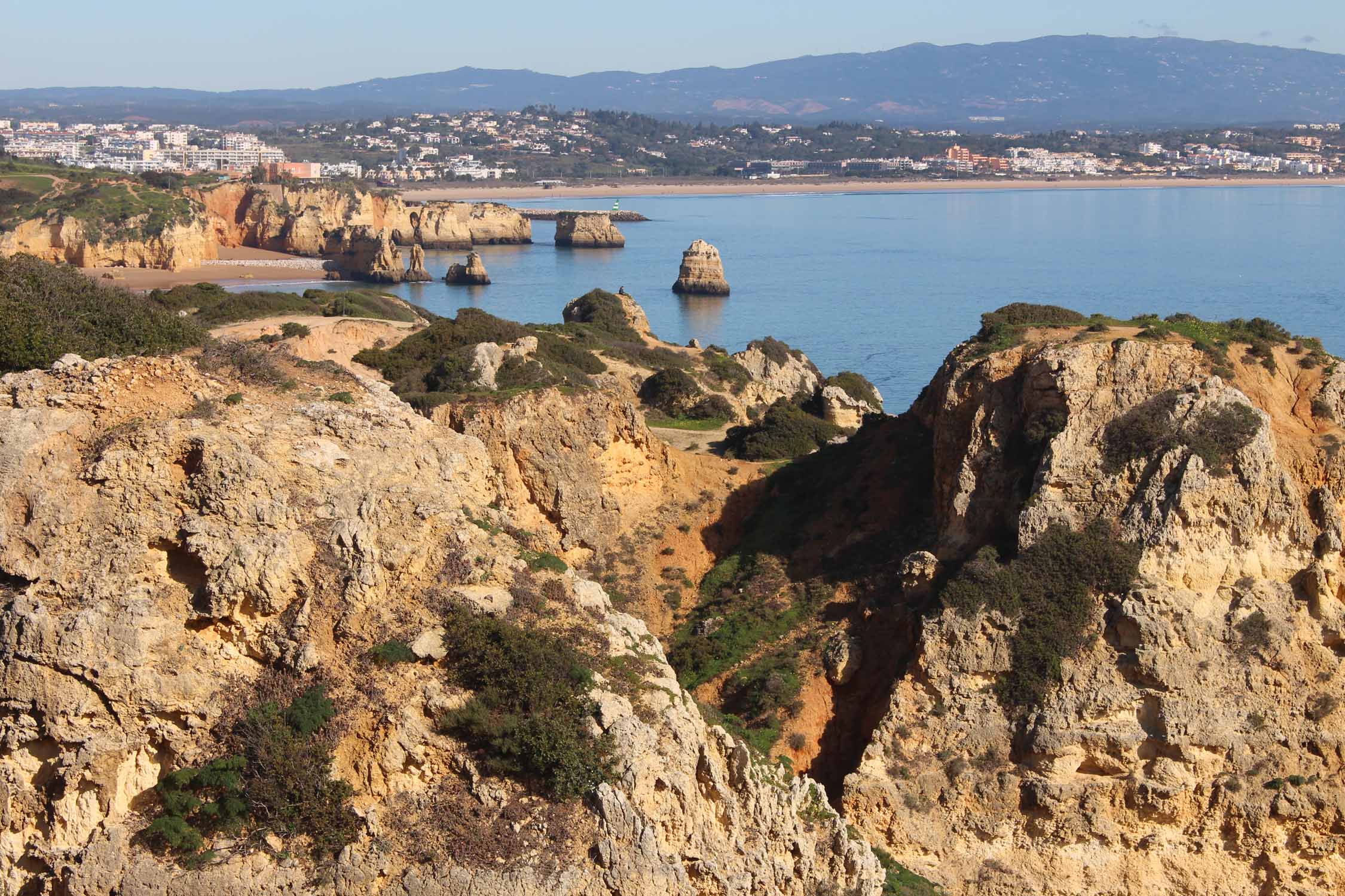 Ponta da Piedade, falaises, paysage