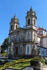 Braga, sanctuaire de Bom J&eacute;sus, basilique, fa&ccedil;ade