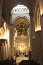Coimbra, cath&eacute;drale Velha, int&eacute;rieur