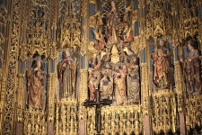 Coimbra, cath&eacute;drale Velha, retable
