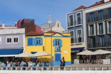 Aveiro, quai de Botir&otilde;es, paysage