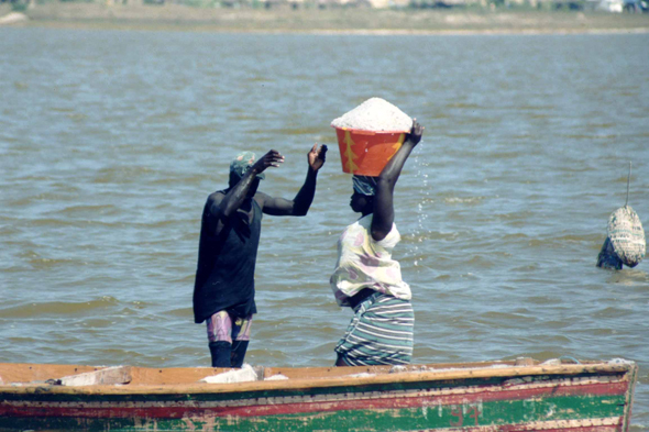 Lac rose, Sénégal