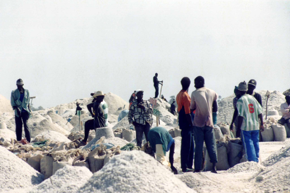 Sel, Lac rose, Sénégal