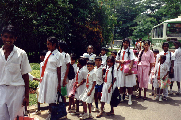 Kandy, écoliers