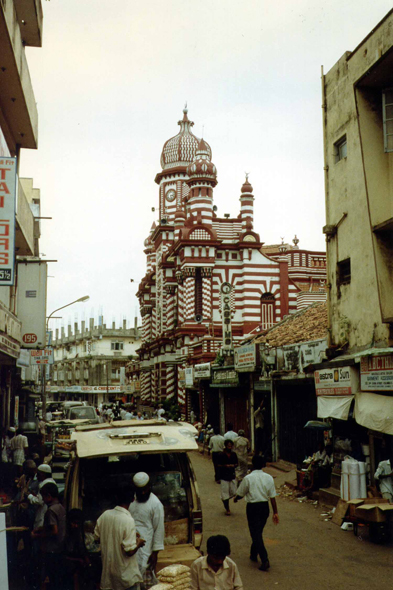 Colombo, mosquée Jami Ul Alfar