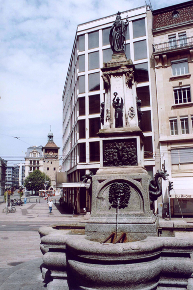 Genève, statue