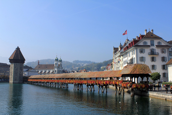 Lucerne, Kapellbrücke, pont