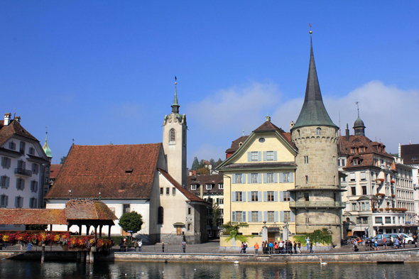 Lucerne, quai, centre