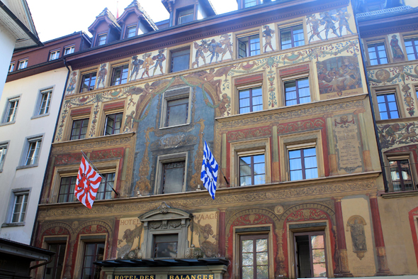 Lucerne, façade