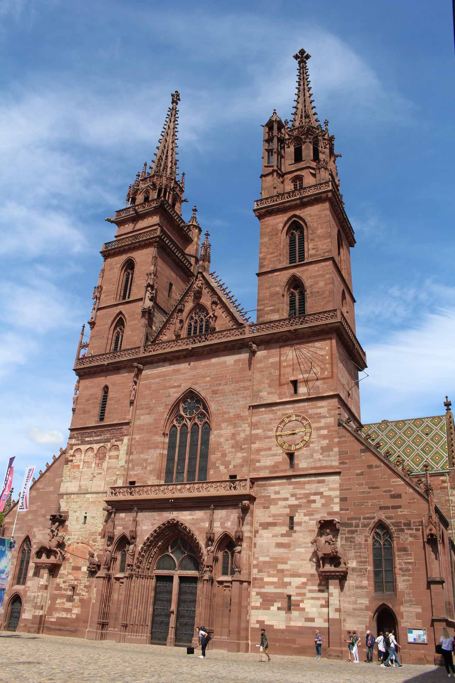 Bâle, cathédrale, façade