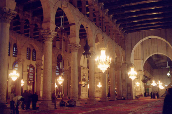 Damas, Mosquée Omeyyades, salle de prières