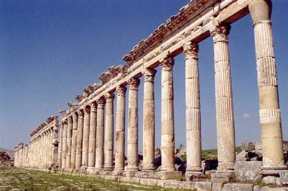 Apamée, grande colonnade