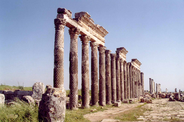 Apamée, ruines romaines