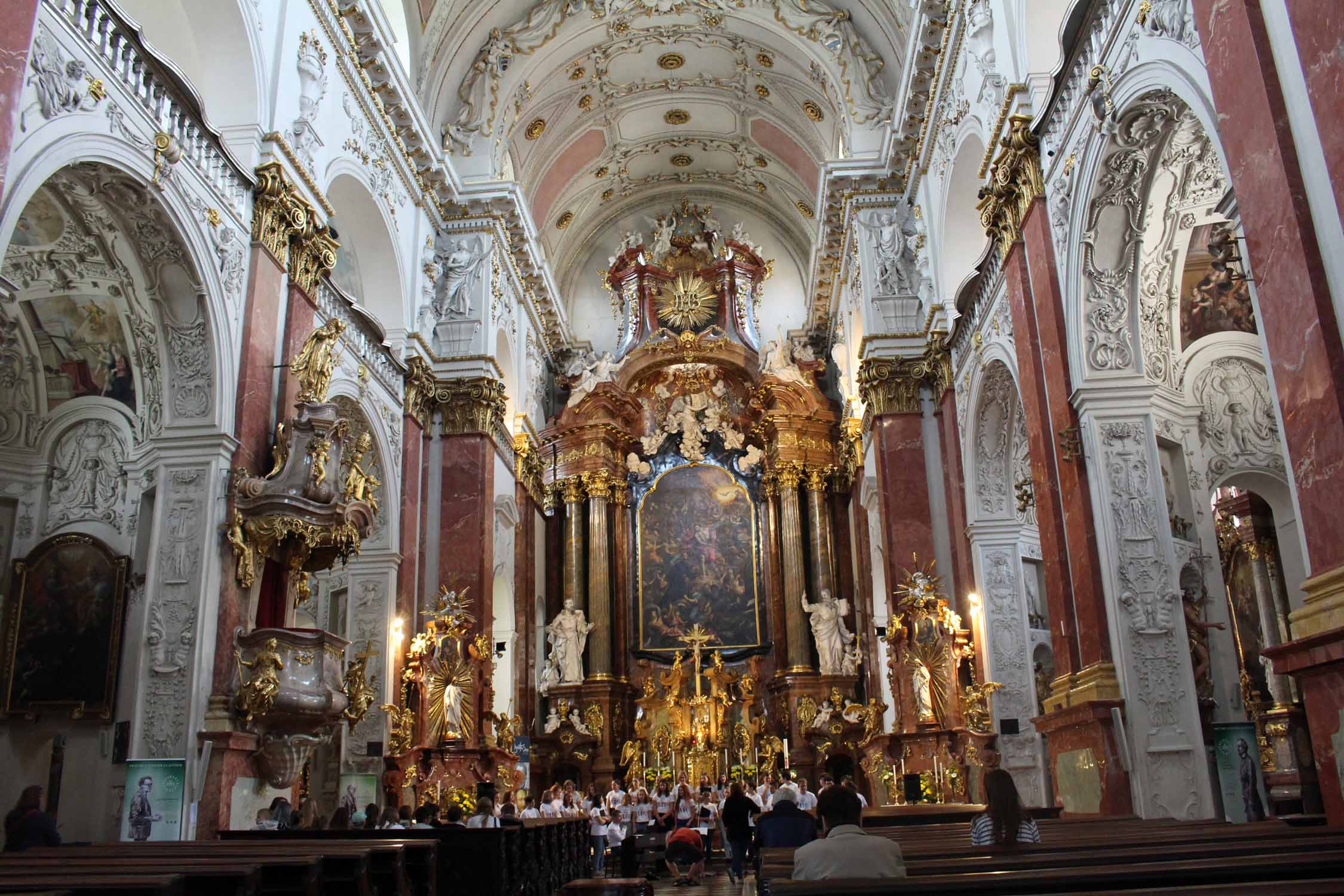 Prague, église Saint-Ignace, intérieur