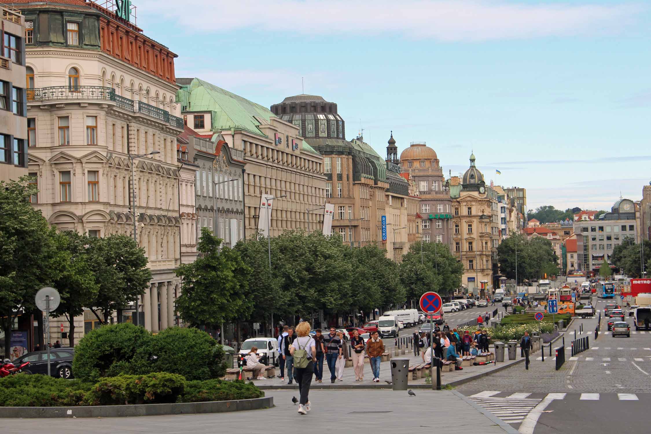 Prague, avenue Venceslas