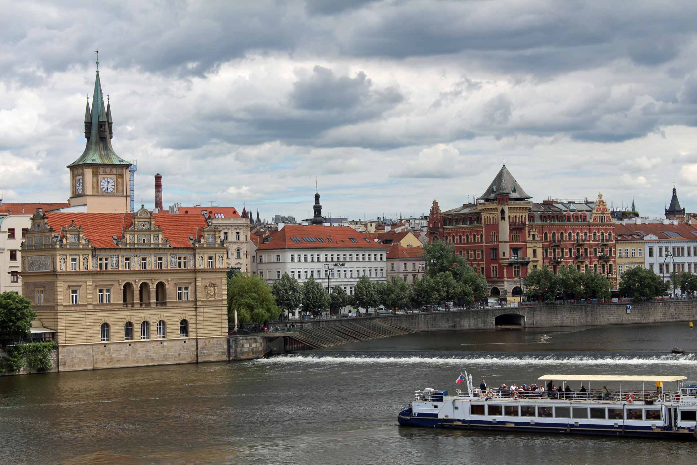 Prague, rivière Vltava