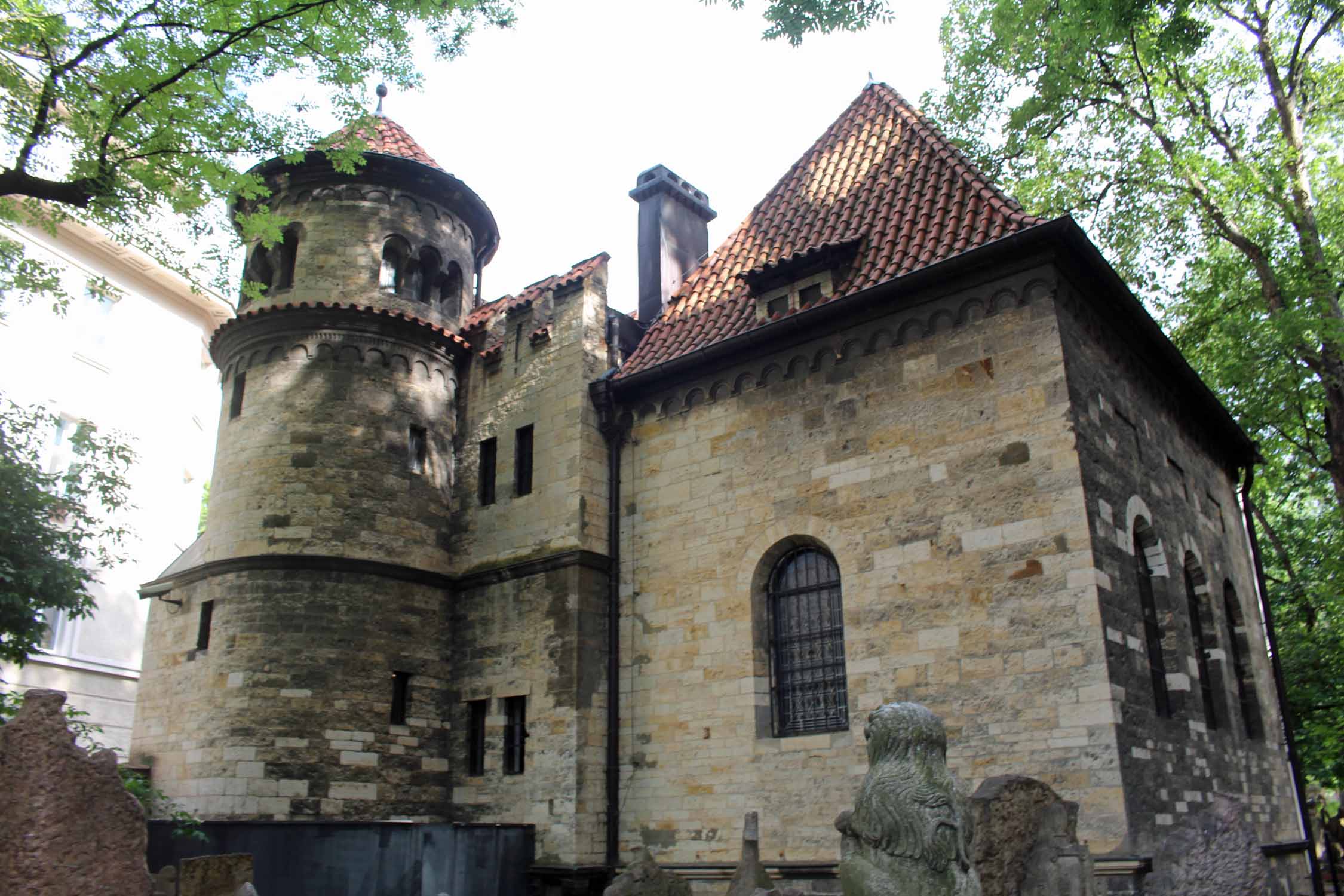 Prague, cimetière juif, salle de cérémonie