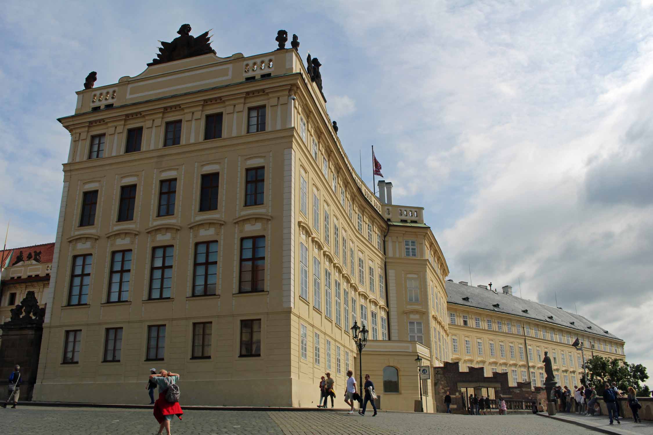 Prague, aile du château