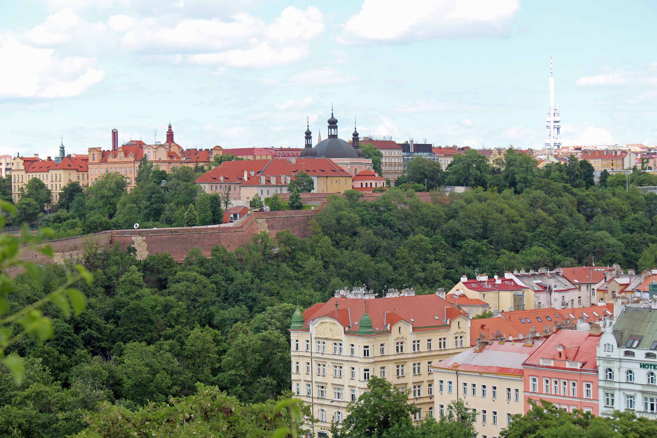 Prague, quartier Visehrad, paysage