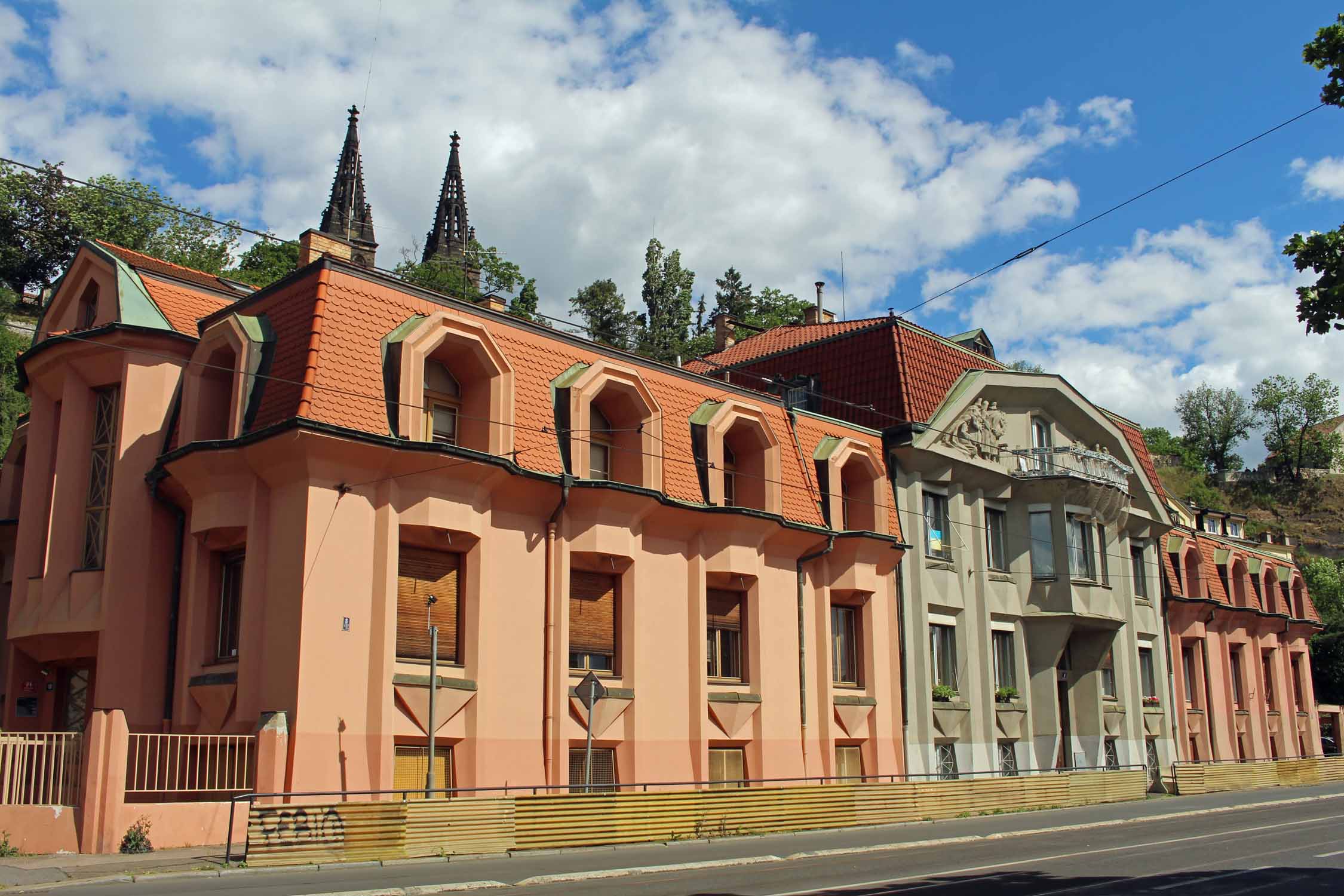 Prague, maison triple cubiste