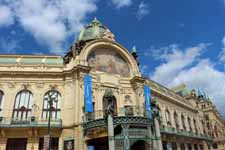 Prague, maison municipale Art Nouveau