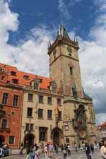 Prague, h&ocirc;tel de ville, beffroi