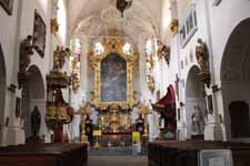Prague, Notre-Dame-sous-la-Cha&icirc;ne, int&eacute;rieur