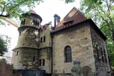 Prague, cimeti&egrave;re juif, salle de c&eacute;r&eacute;monie