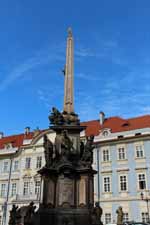Prague, colonne de la Sainte-Trinit&eacute;