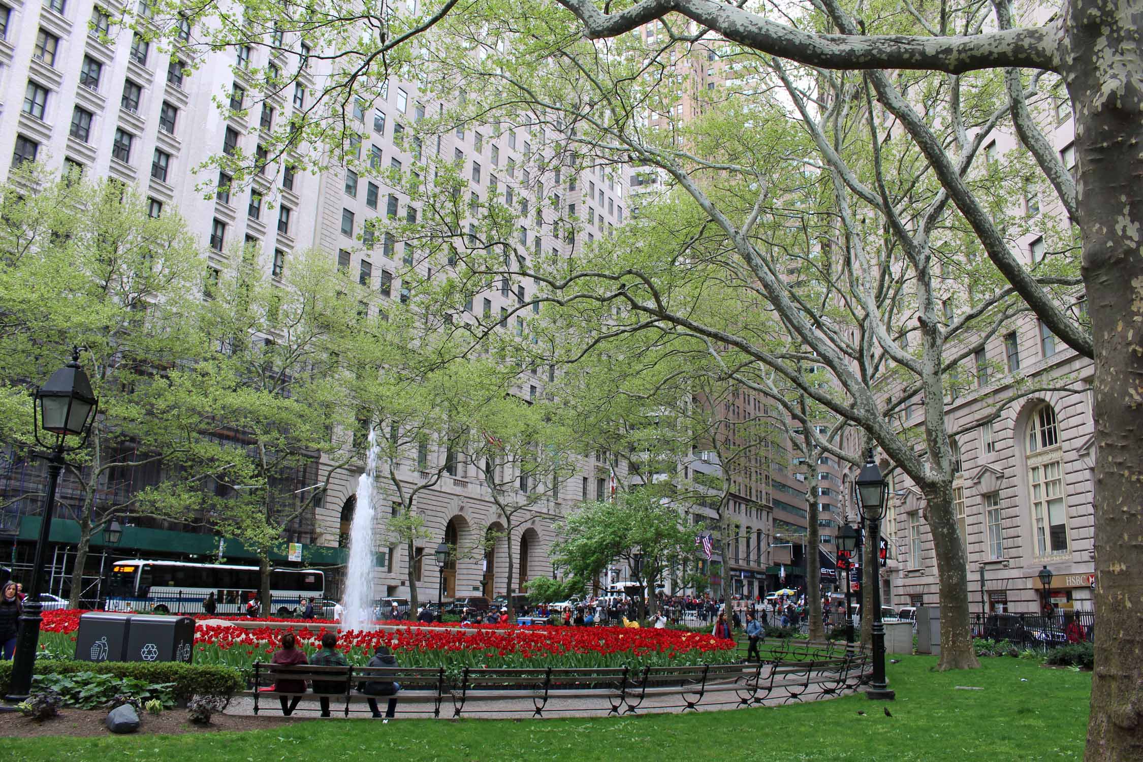 New York, Manhattan, parc Bowling Green