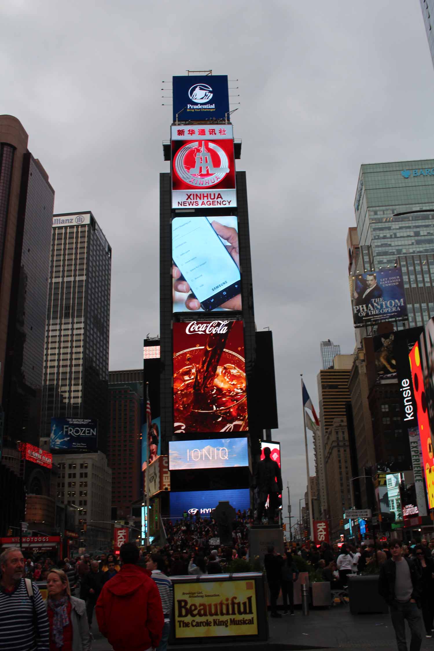 New York, Manhattan, Times Square, le soir