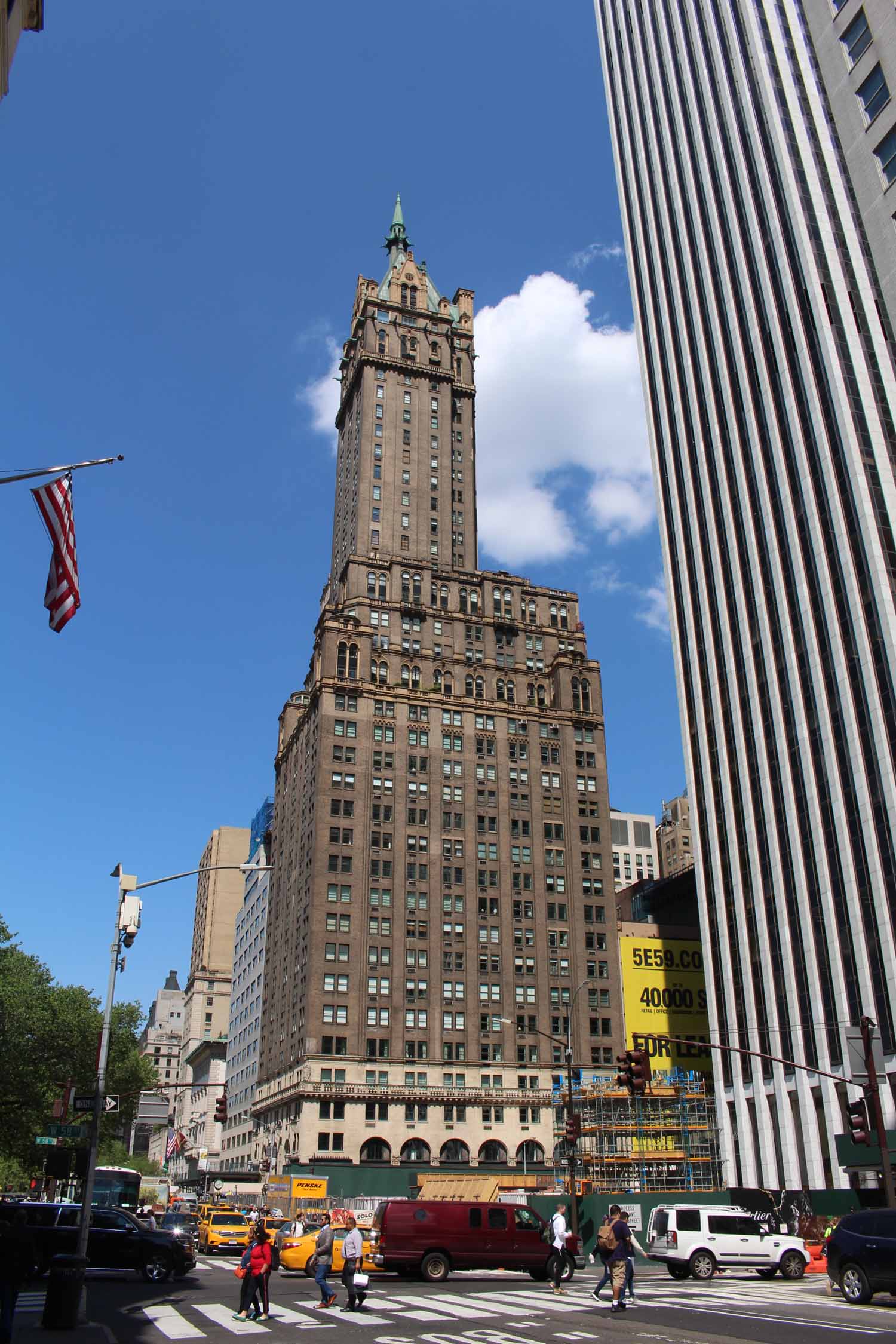 New York, Manhattan, édifice Sherry Netherlands Hotel