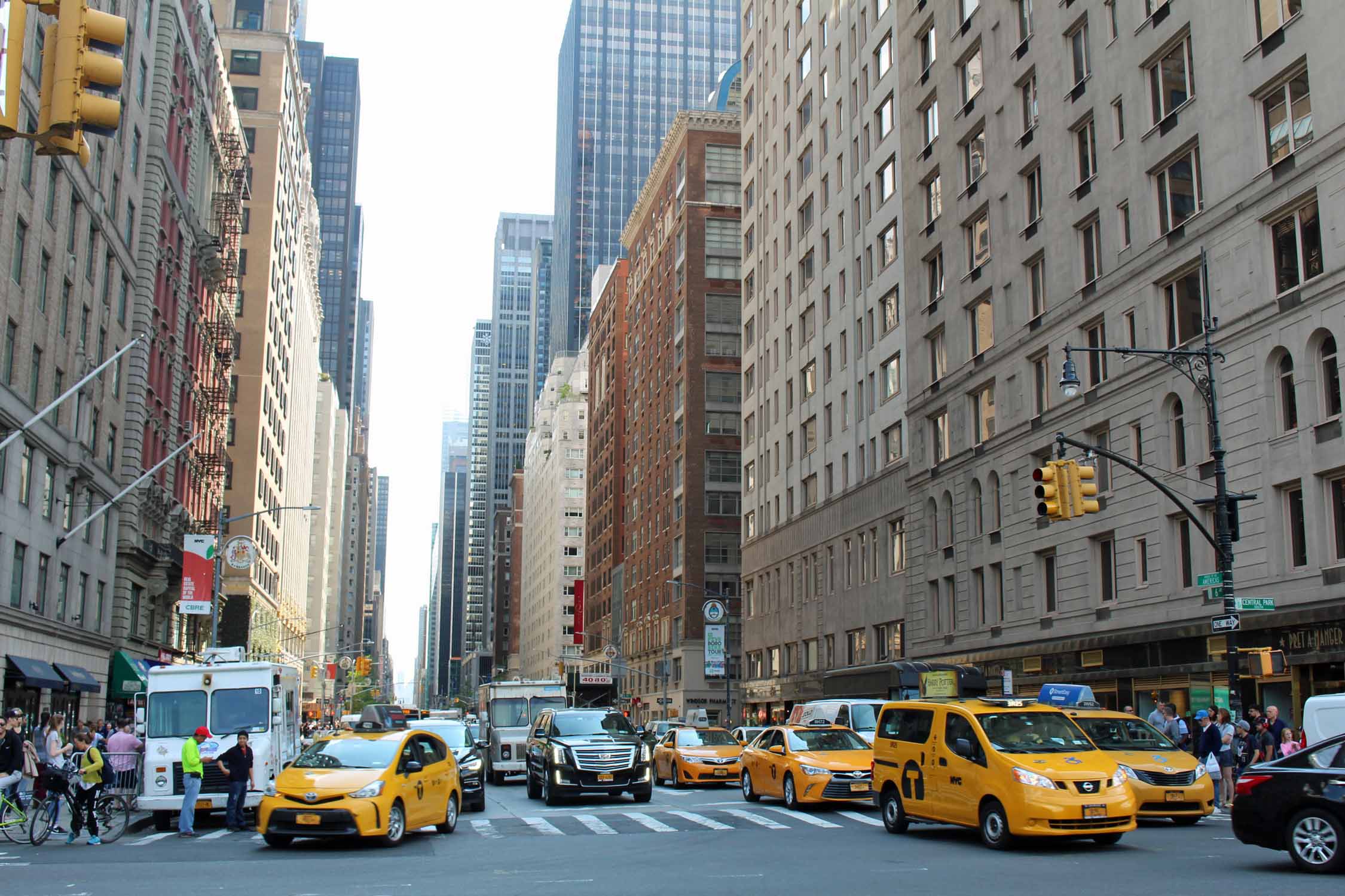 New York, Manhattan, Sixième Avenue, Central Park